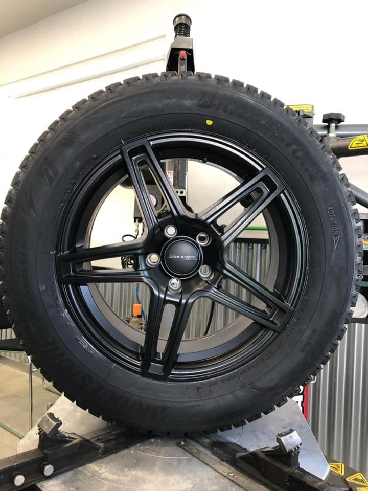 Wheel and tire packages in the shop